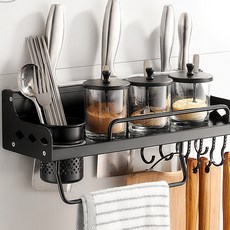 Tojo 多用途單水槽衣架 50cm, 黑色, 1個