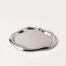 Trade Me 多用途日常託盤, 01 圓形 銀色