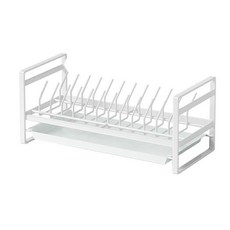 Trade Me水槽上方餐具收納架 01, 白色的