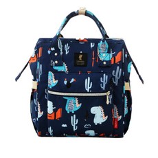 JH Company 動物印花多功能後背包, 藍色