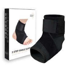 Daybyday 3단밴드 여성용 발목보호대, 1개