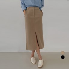 Babbling Brook 女款開衩鬆緊帶H字長裙