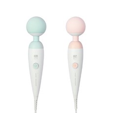 IdeeCOMPANY Macaron Bonbon 手持按摩器 2 件套, IDC-MSG-01A(薄荷綠+粉色)