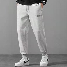 AOULS 男士戶外簡約字母束口褲 #9985