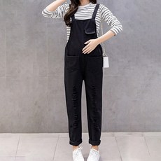 루나글램 멜빵 슈트 임산부 투피스 세트 SHC952