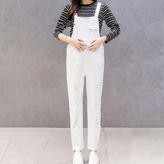 루나글램 멜빵 슈트 임산부 투피스 세트 SHC954
