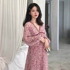 민성컴퍼니 브이넥 임산부 원피스