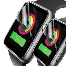 Harbing Apple Watch螢幕保護貼 38mm 2入, 單一顏色