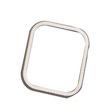 HARBING Apple Watch 錶圈邊框羅紋保護殼 41mm, 金色