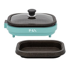 MINIMAL LIFE STYLE 智慧雙烤盤迷你電烤盤, KM-2025