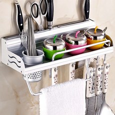 Tojo 多用途單水槽衣架 40cm, 銀色, 1個