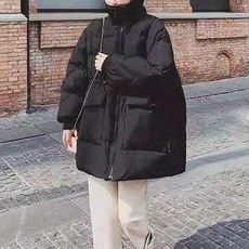 루나글램 임산부 스탠드 업 칼라 다운 패딩 sgx362