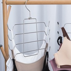 Airable 多層節省空間折疊衣架 短版 33cm B0147, 3個, 灰色