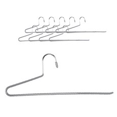 Potegar防滑1層褲子衣架, 10個, 灰色
