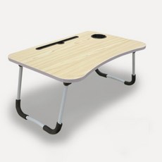 조앤홈 접이식 노트북 테이블 베드트레이 일반형, 아이보리