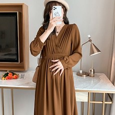 민성컴퍼니 임산부 복고풍 원피스