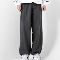 더간지 남성용 와이드 핏 베이직 스트링 조거 팬츠