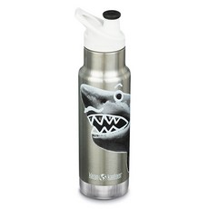 klean kanteen 孩童運動不鏽鋼吸嘴式保溫瓶 355ml, 鯊魚先生(SK), 1個
