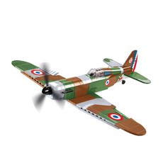 COBI 전투기 영국 DEWOITINE D 520 레고호환블록 5720, 혼합색상, 1개
