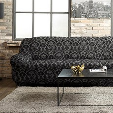 소파스킨스 노블레스 스페인 소파커버 1인용, 딥 그레이