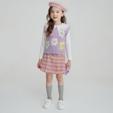 CURLYSUE 女童花卉印花針織背心 C221VEG01P