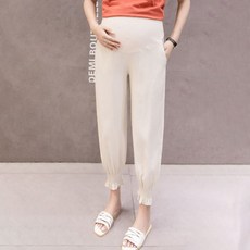 임산부 발목 포인트 캐주얼바지