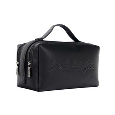 까스텔바작 2지퍼 파우치 350g GP202, 블랙, 1개