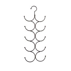 衣架型圍巾領帶掛架 YT_RA1334, 黑色, 1個