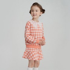 CURLYSUE 女童格紋長裙 C221SKG01P