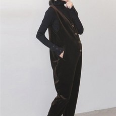 루나글램 임산부 코듀로이 멜빵 상하의 세트 CHS025