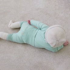 베베나인 신생아 골지베베 실내복