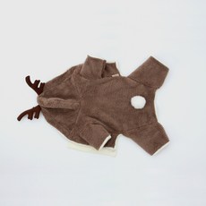 AMYLOVESPET 寵物鹿連身衣, 棕色
