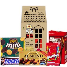 綜合糖果餅乾零食組, 5種零食, 1組