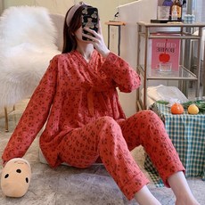 민성컴퍼니 임산부 앵두 잠옷 상하의 세트