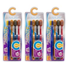 메디치트 54홀 미세모 칫솔 4종 세트, 3세트, 4개입