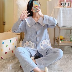 Minsung Company孕婦熊腳掌睡衣上下套裝