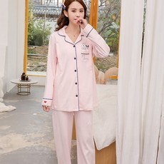 Minsung Company 孕婦休閒睡衣上下衣套裝