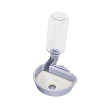 寵物掛式半自動飲水器 均碼, 灰色, 1個