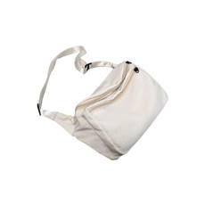 JH Company 素色寬肩帶2WAY單肩包, 白色