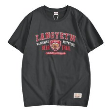 마켓A 베어 캠프 프린팅 반팔 티