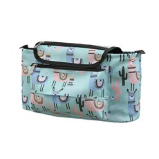 JH Company 印花攜帶式收納單肩包, 綠色