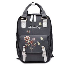 JH Company 向日葵印花後背包, 灰色