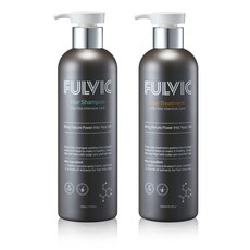 FULVIC 滋潤洗髮乳 500ml+護髮乳 500ml, 1組