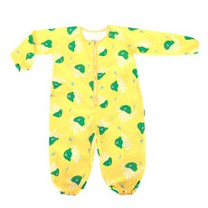 bebe chouette 孩童印花防水美術連身褲, 水母款