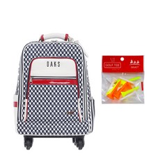 DAKS 女款格紋方形輪子波士頓包+高爾夫球釘 DKTCB-023L, 海軍藍（波士頓包）