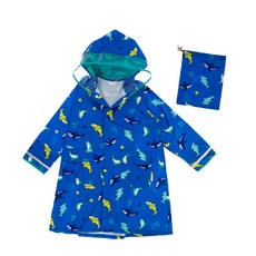 Jinystar 兒童游泳鯊魚雨衣 KRJSR10017 + 收納袋套組