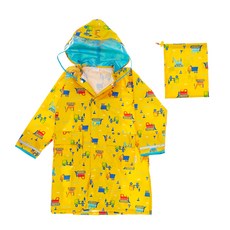 Jinystar Kids On The Road 兒童雨衣 KRJSR10015 + 收納袋套組