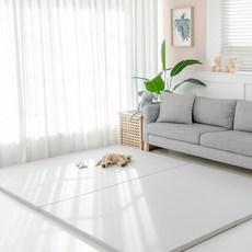 엘라즈 베이비 제로갭 항균인증 유아 폴더매트, 라이트그레이