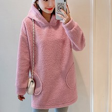 기모 후드 루즈핏 임부용 상의