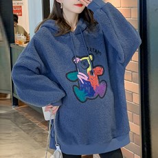 긴팔 후드식 임부용 상의